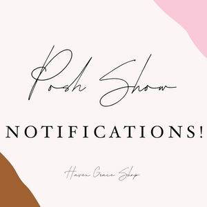 @havengraceshop LIKE this listing to be notified for Posh Live Shows! ♥️